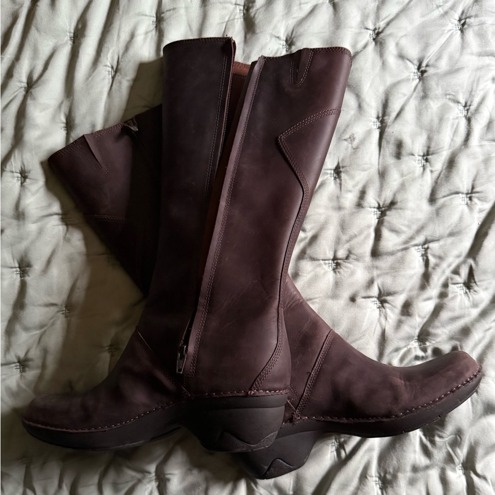 Merrell Dark Brown Heeled Boots